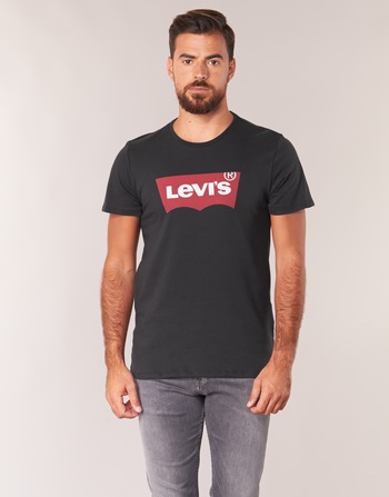 Υφασμάτινα Άνδρας Μπλουζάκια με μακριά μανίκια Levi's GRAPHIC SET IN Black