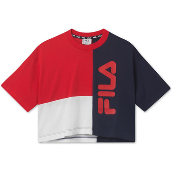 Υφασμάτινα Παιδί T-shirt με κοντά μανίκια Fila 687998 το κόκκινο