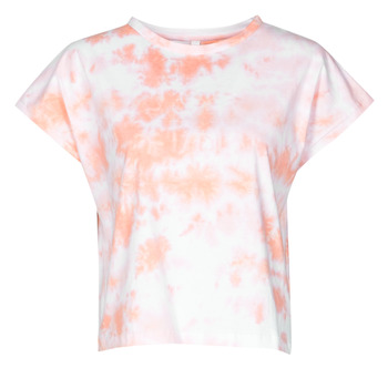 Υφασμάτινα Γυναίκα T-shirt με κοντά μανίκια Yurban ONILA Άσπρο / Ροζ
