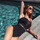 Υφασμάτινα Γυναίκα μαγιό  1 κομμάτι Sun Playa 1803 SWAG Black