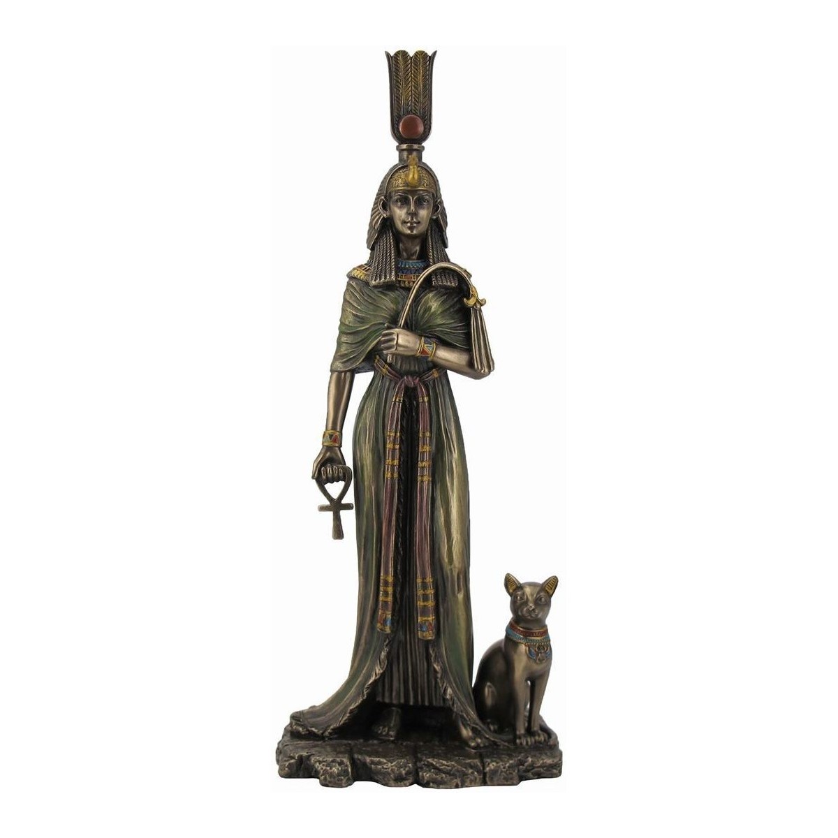 Σπίτι Αγαλματίδια και  Signes Grimalt Αιγυπτιακή Βασίλισσα-Νεφερτίτιδα Gold
