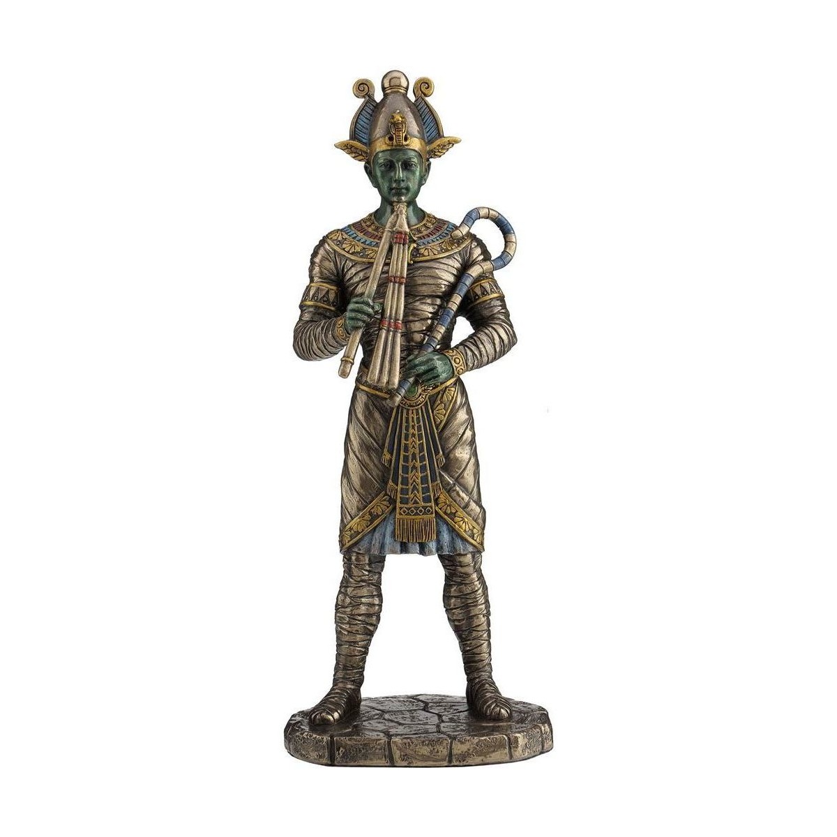 Σπίτι Αγαλματίδια και  Signes Grimalt Όσιρις-Αιγύπτιος Θεός Gold