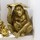 Σπίτι Αγαλματίδια και  Signes Grimalt Χρυσός Ουρακοτάγκος Gold