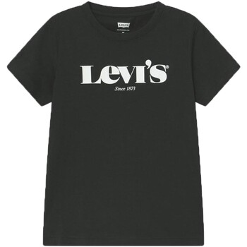 Υφασμάτινα Παιδί T-shirt με κοντά μανίκια Levi's 160218 Black