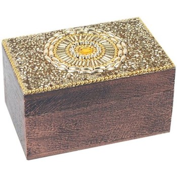 Σπίτι Καλάθια / κουτιά Signes Grimalt Ορθογώνιο Κουτί Gold