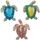 Σπίτι Αγαλματίδια και  Signes Grimalt Magnetic Turtle 3 Dif. Multicolour