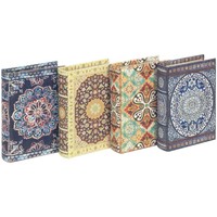 Σπίτι Καλάθια / κουτιά Signes Grimalt Κιβώτια Βιβλίων Mandala Set 4U Multicolour