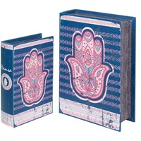 Σπίτι Καλάθια / κουτιά Signes Grimalt Fatima Hand Book Boxes 2U Μπλέ
