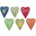 Σπίτι Εορταστικά διακοσμητικά Signes Grimalt Καρδιές Set 6 Μονάδες Multicolour