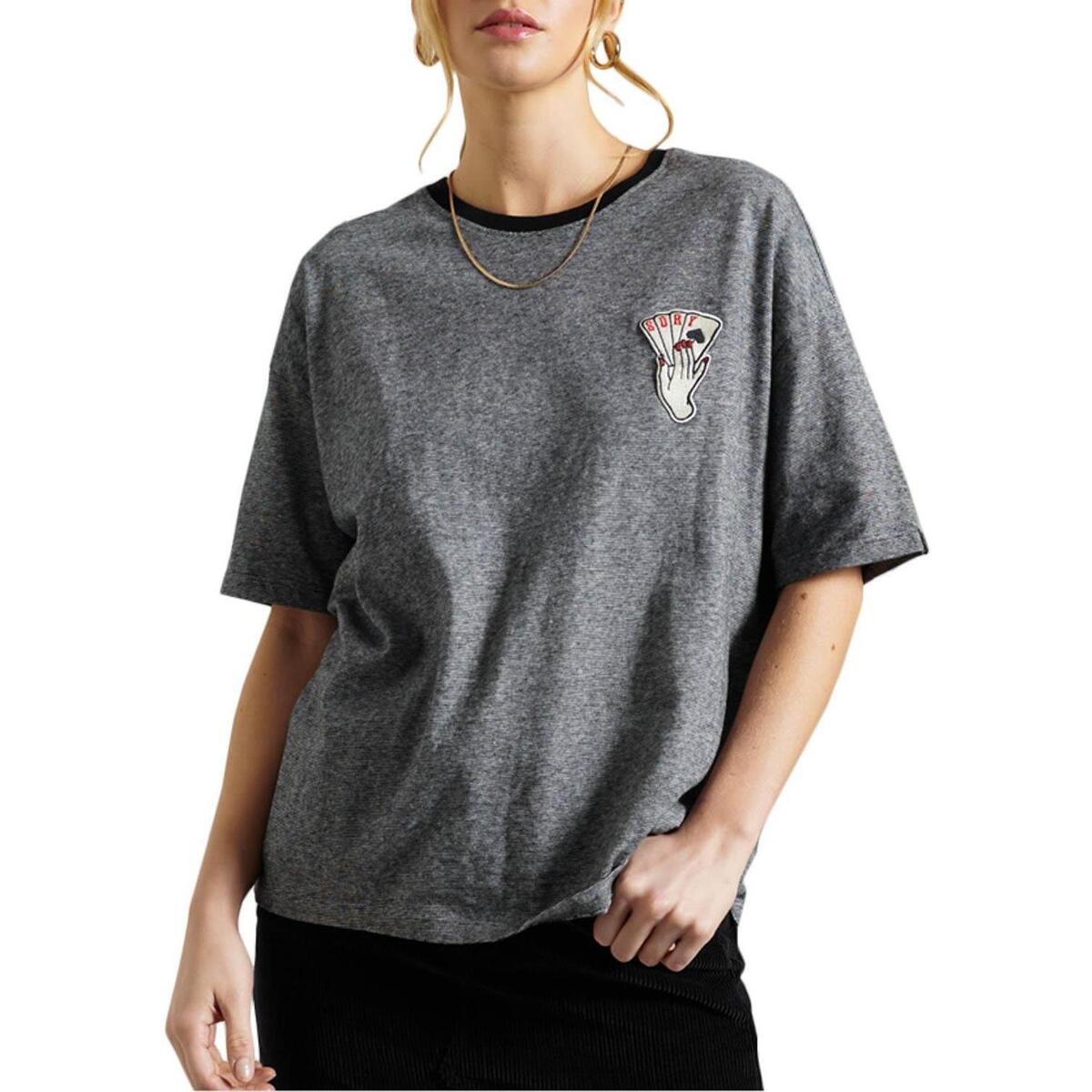 Υφασμάτινα Γυναίκα T-shirts & Μπλούζες Superdry  Grey