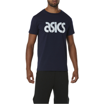 Υφασμάτινα Άνδρας T-shirt με κοντά μανίκια Asics Graphic 2 Tee Μπλέ