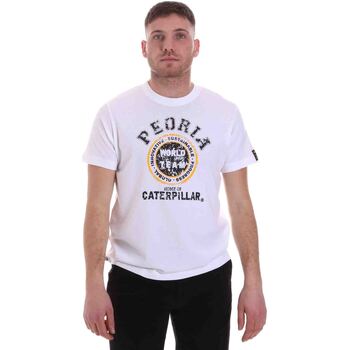 Υφασμάτινα Άνδρας T-shirt με κοντά μανίκια Caterpillar 35CC301 Άσπρο