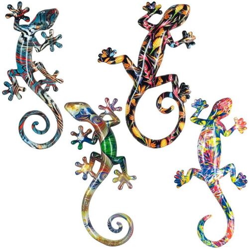 Σπίτι Αγαλματίδια και  Signes Grimalt Lizards S Resin Set 4U Multicolour