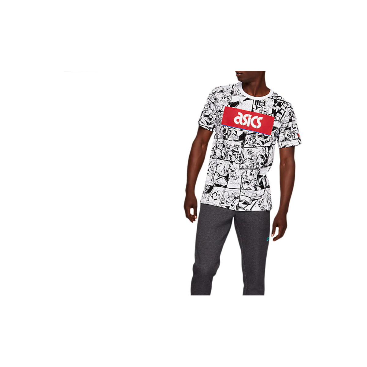 Υφασμάτινα Άνδρας T-shirt με κοντά μανίκια Asics TF M Graphic SS 1 Tee Άσπρο