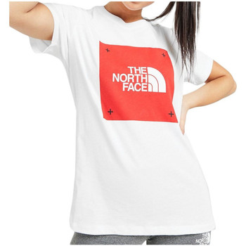 Υφασμάτινα Γυναίκα T-shirts & Μπλούζες The North Face SS BOX Άσπρο