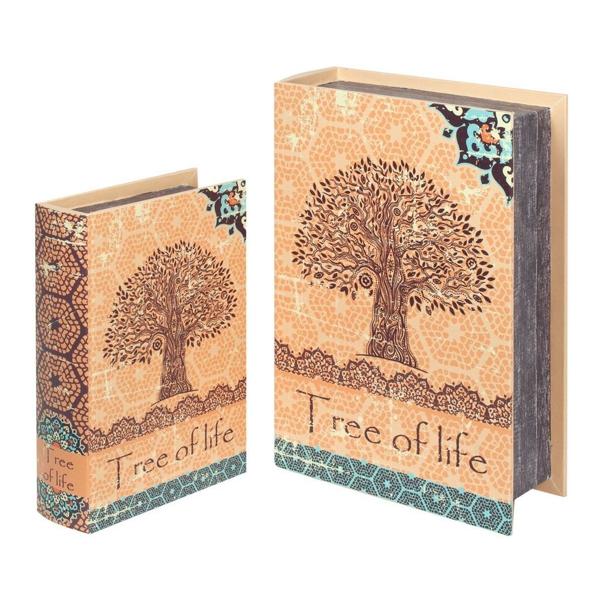 Καλάθια, κουτιά Signes Grimalt Κουτιά Βιβλίου 2U Tree Life Book