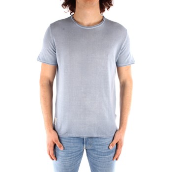Υφασμάτινα Άνδρας T-shirt με κοντά μανίκια Blauer 21SBLUM01319 Μπλέ