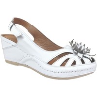 Παπούτσια Γυναίκα Σανδάλια / Πέδιλα Karyoka Fleur Άσπρο