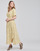 Υφασμάτινα Γυναίκα Μακριά Φορέματα Betty London ONINA Yellow / Άσπρο