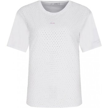 Υφασμάτινα Γυναίκα T-shirts & Μπλούζες Guess W0BI0L K7DN0 Άσπρο