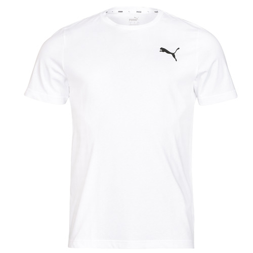Υφασμάτινα Άνδρας T-shirt με κοντά μανίκια Puma ESS LOGO TEE Άσπρο
