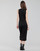 Υφασμάτινα Γυναίκα Κοντά Φορέματα Karl Lagerfeld KITTED WRAP DRESS Black