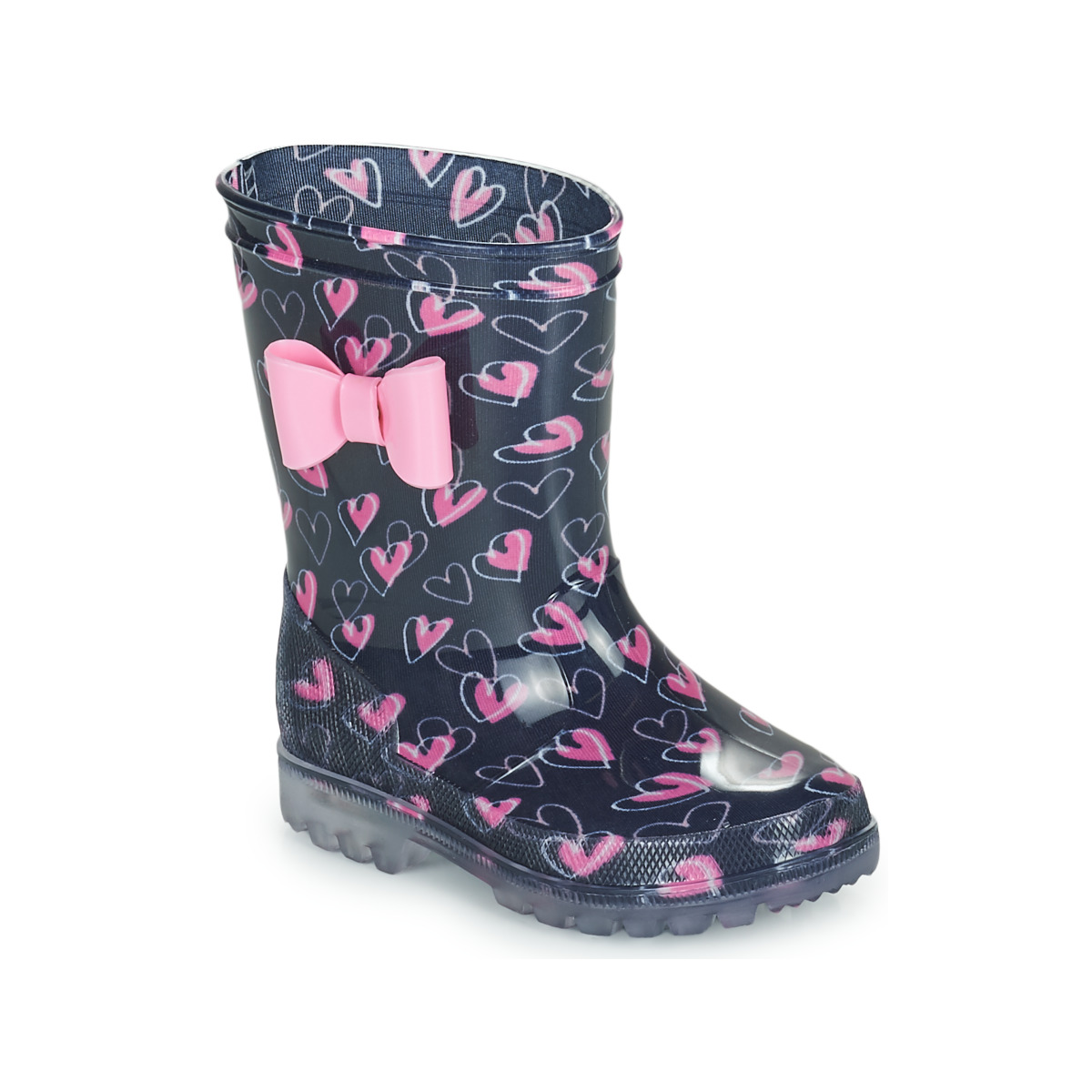 Παπούτσια Κορίτσι Μπότες βροχής Be Only LOVANA FLASH Ροζ / Marine