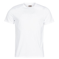 Υφασμάτινα Άνδρας T-shirt με κοντά μανίκια Guess ES SS PIMA EMB LOGO CREW Άσπρο