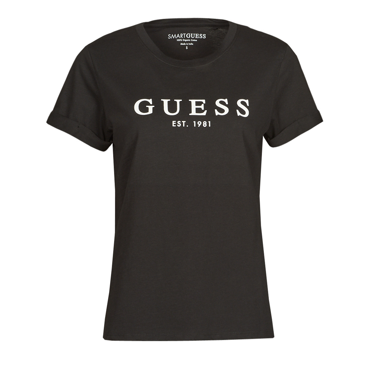 Guess  T-shirt με κοντά μανίκια Guess ES SS GUESS 1981 ROLL CUFF TEE