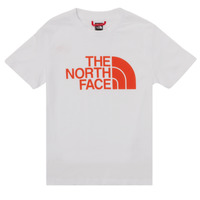 Υφασμάτινα Αγόρι T-shirt με κοντά μανίκια The North Face EASY TEE SS Άσπρο