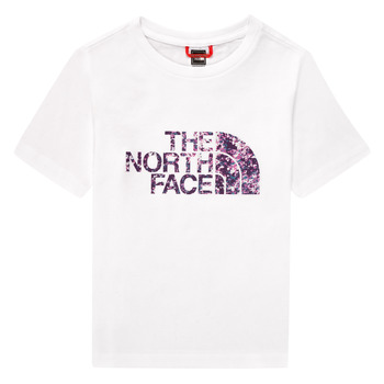 Υφασμάτινα Κορίτσι T-shirt με κοντά μανίκια The North Face EASY BOY TEE Άσπρο