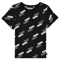 Υφασμάτινα Αγόρι T-shirt με κοντά μανίκια Puma PUMA POWER AOP TEE Black