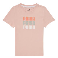 Υφασμάτινα Κορίτσι T-shirt με κοντά μανίκια Puma ALPHA TEE Ροζ