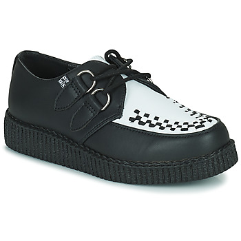 Παπούτσια Derby TUK VIVA LOW TOE CREEPER Black / Άσπρο