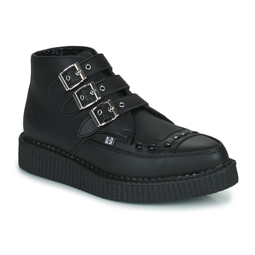 Παπούτσια Μπότες TUK POINTED CREEPER 3 BUCKLE BOOT Black
