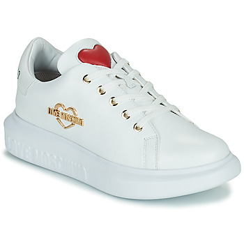 Παπούτσια Γυναίκα Χαμηλά Sneakers Love Moschino JA15204G0D Άσπρο