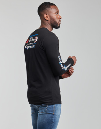 Υφασμάτινα Άνδρας Μπλουζάκια με μακριά μανίκια Diesel T-DIEGOS-LS-K25 Black