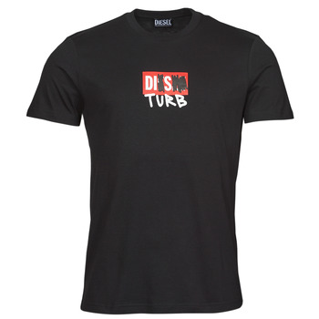 Υφασμάτινα Άνδρας T-shirt με κοντά μανίκια Diesel T-DIEGOS-B10 Black