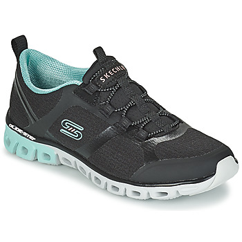 Παπούτσια Γυναίκα Fitness Skechers GLIDE-STEP Black / Μπλέ