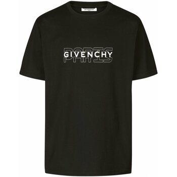 Υφασμάτινα Άνδρας T-shirt με κοντά μανίκια Givenchy BM70SS3002 Black