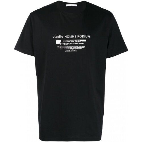 Υφασμάτινα Άνδρας T-shirt με κοντά μανίκια Givenchy BM70SC3002 Black