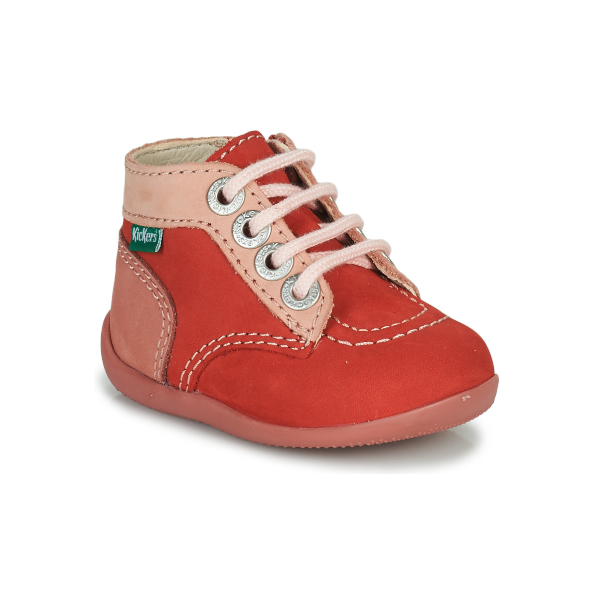 Παπούτσια Κορίτσι Μπότες Kickers BONZIP-2 Ροζ