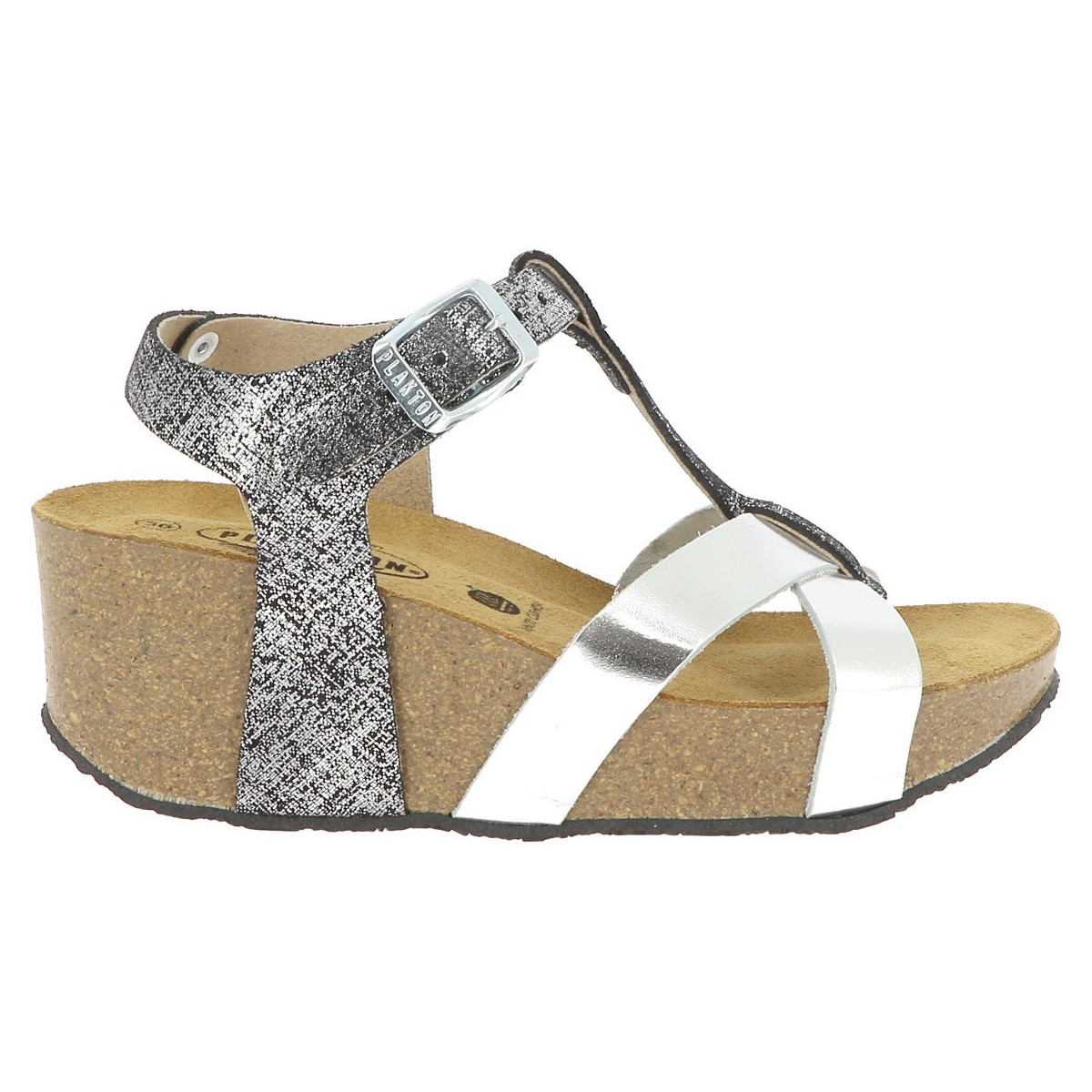 Παπούτσια Γυναίκα Σανδάλια / Πέδιλα Plakton SO CROSS Silver