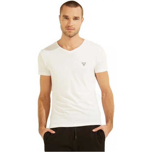 Υφασμάτινα Άνδρας T-shirt με κοντά μανίκια Guess U97M01 JR003 Άσπρο