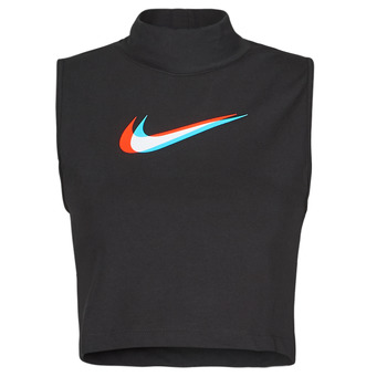 Υφασμάτινα Γυναίκα Αμάνικα / T-shirts χωρίς μανίκια Nike W NSW TANK MOCK PRNT Black