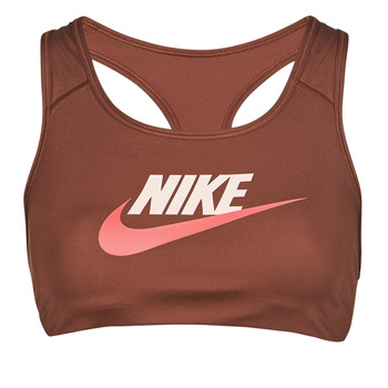 Υφασμάτινα Γυναίκα Αθλητικά μπουστάκια  Nike W NK DF SWSH CB FUTURA GX BRA Brown