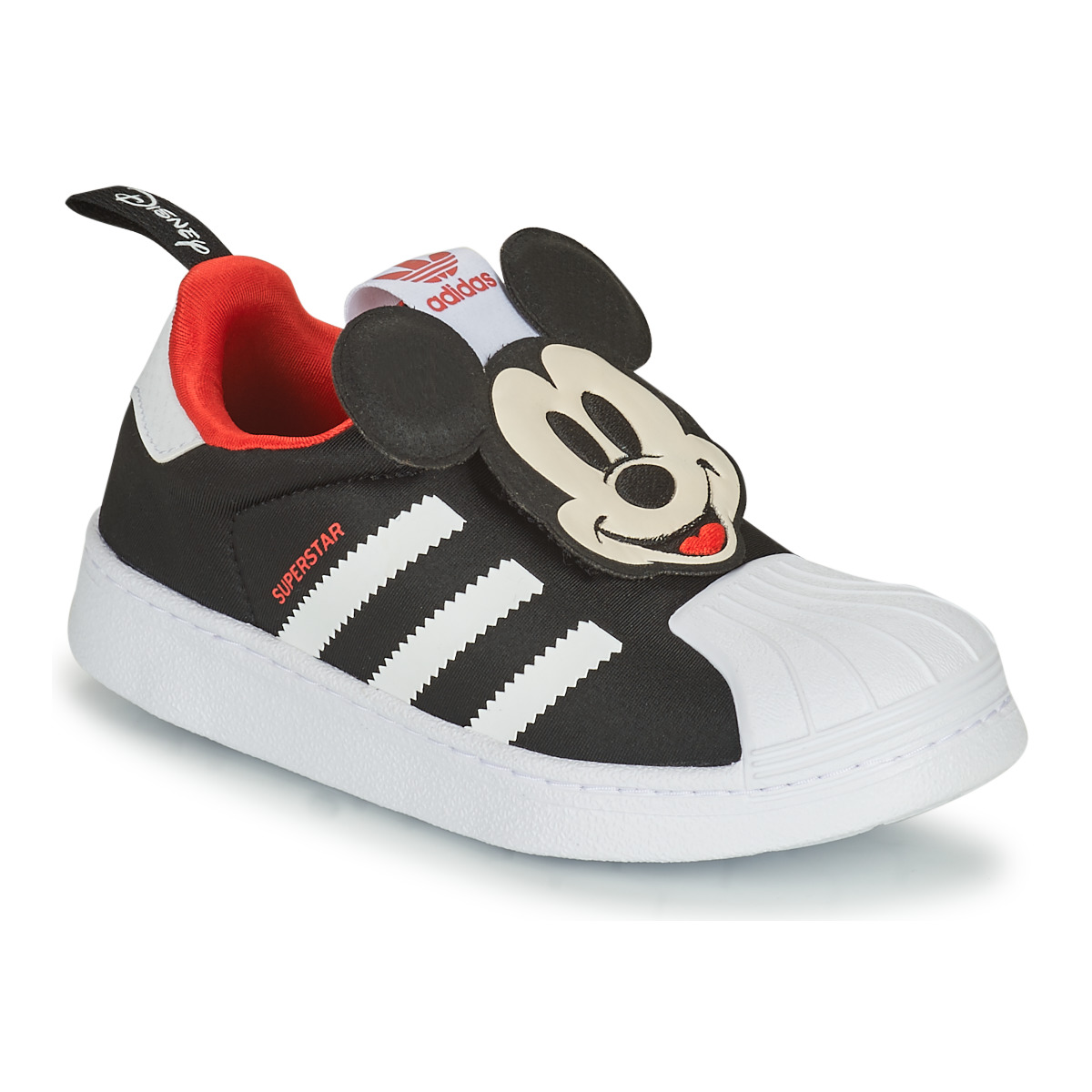 Παπούτσια Αγόρι Χαμηλά Sneakers adidas Originals SUPERSTAR 360 C Black / Mickey