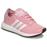Παπούτσια Κορίτσι Χαμηλά Sneakers adidas Originals SWIFT RUN X J Ροζ / Άσπρο