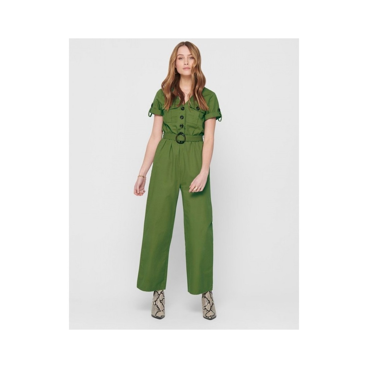 Only  Ολόσωμες φόρμα Only Helen Ancle Jumpsuit - Martini Olive