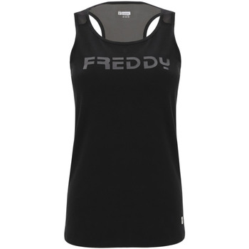 Υφασμάτινα Γυναίκα Αμάνικα / T-shirts χωρίς μανίκια Freddy S1WTBK1 Black